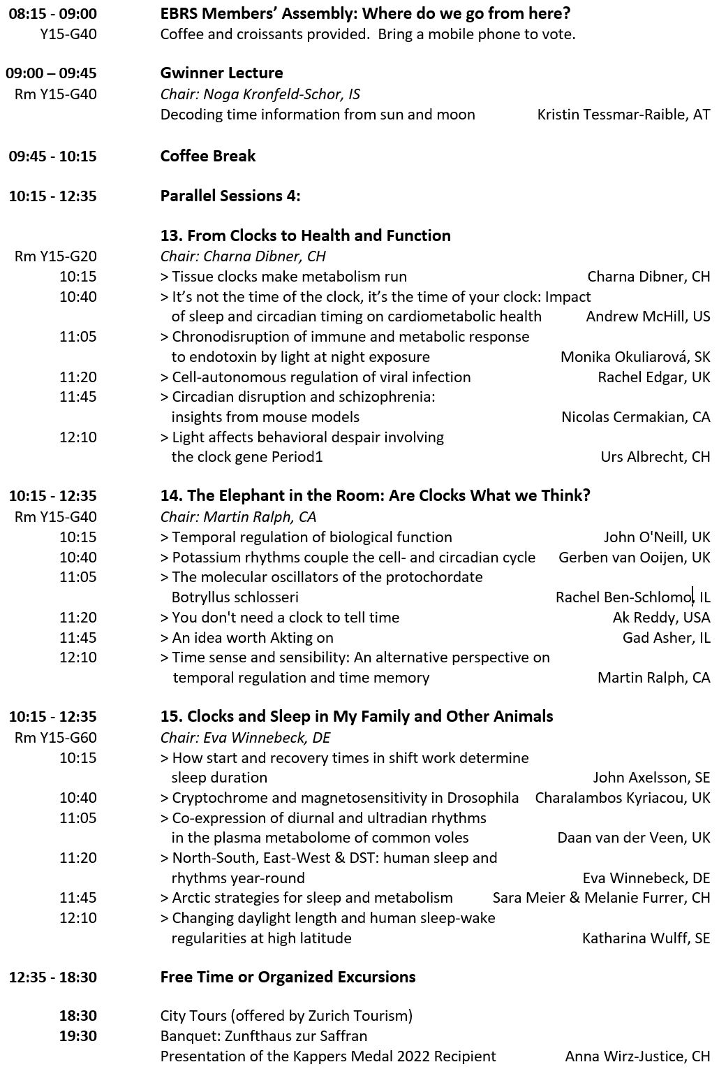 Wednesday 27.07.2022